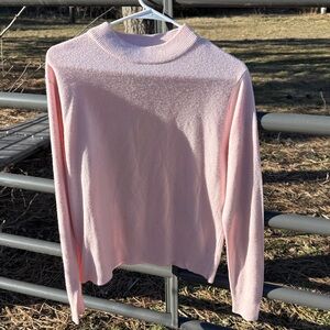 Sag Harbor Soft Pink Knit Top